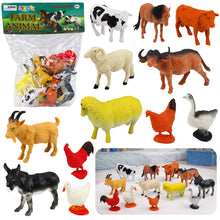 Sada figurek zvířátek z farmy, 12 kusů