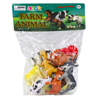 Sada figurek zvířátek z farmy, 12 kusů