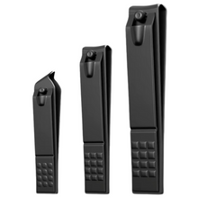 Sada kleští na nehty 3 kusy velké malé šikmé černé