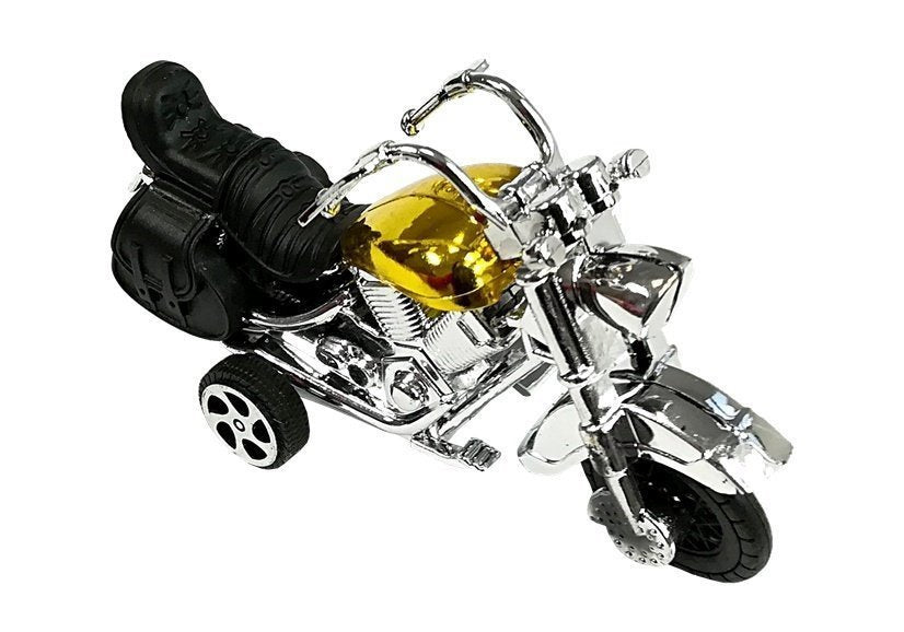 Sada motocyklů 3 kusy s fricčním pohonem růžová modrá zlatá
