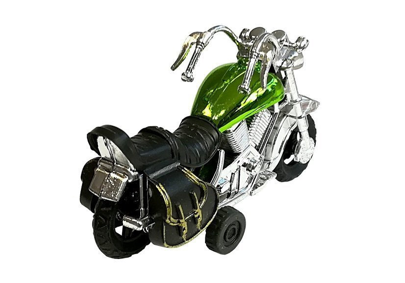Sada motocyklů s natahováním 4 kusy růžová modrá zlatá zelená