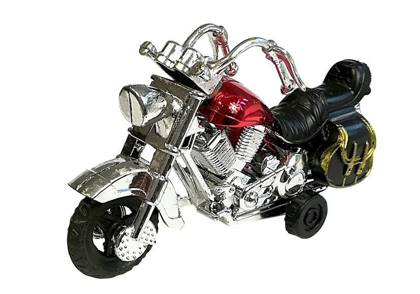 Sada motocyklů s natahováním 4 kusy růžová modrá zlatá zelená