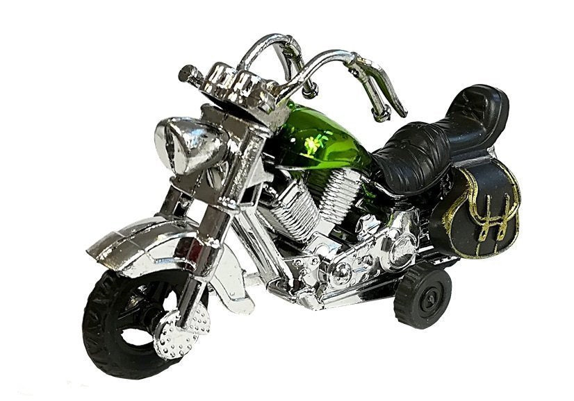 Sada motocyklů s natahováním 4 kusy růžová modrá zlatá zelená