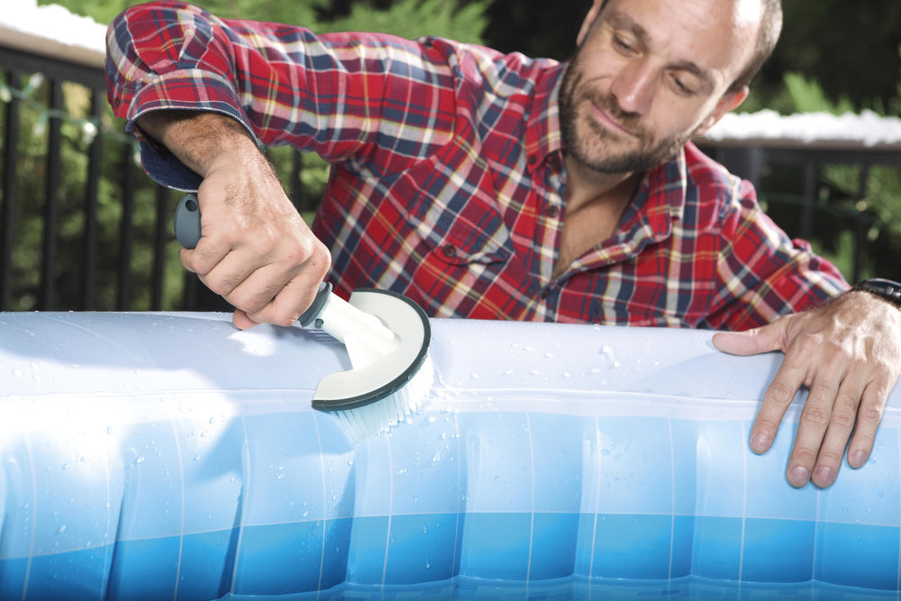 Sada na čištění stěn bazénu a spa s rukavicí a kartáčem – Bestway