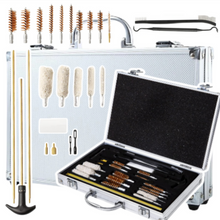 Sada na čištění zbraní 24 dílů v kufříku s čistícími tyčemi