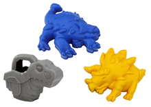 Sada na písek s dinosaury mlýnek lejek lopatka hrábě konvička