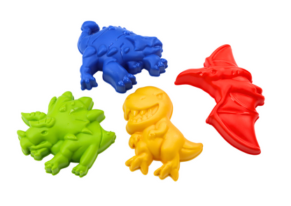 Sada na písek s kbelíkem se sprchou konvičkou a formičkami dinosauři