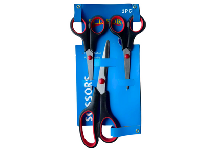 Sada univerzálních kancelářských nůžek 3 kusy různé velikosti