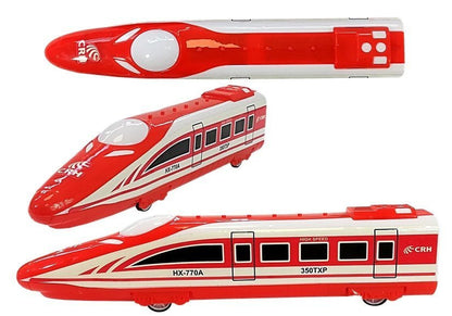 Sada vlaků Pendolino s metrem 4 vagony červené žluté šedé