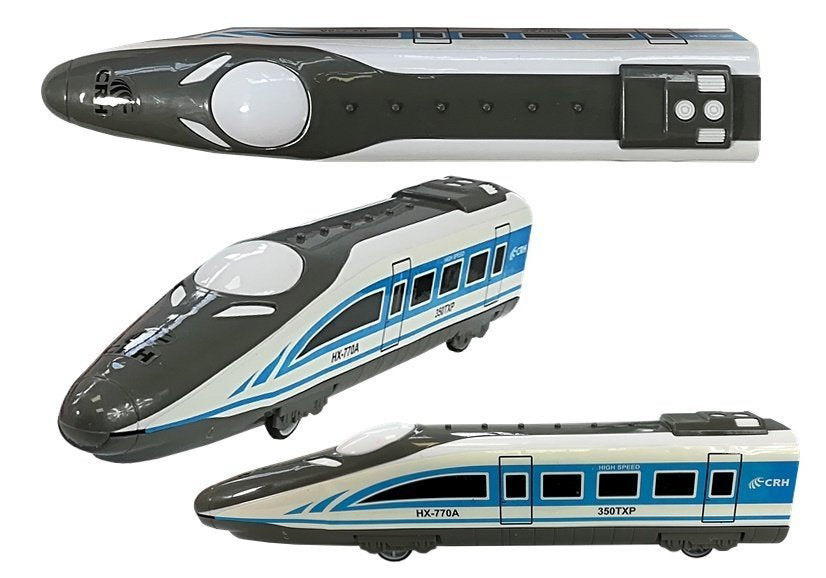 Sada vlaků Pendolino s metrem 4 vagony červené žluté šedé