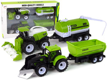 Sada zemědělských vozidel – traktor kombajn cisterna