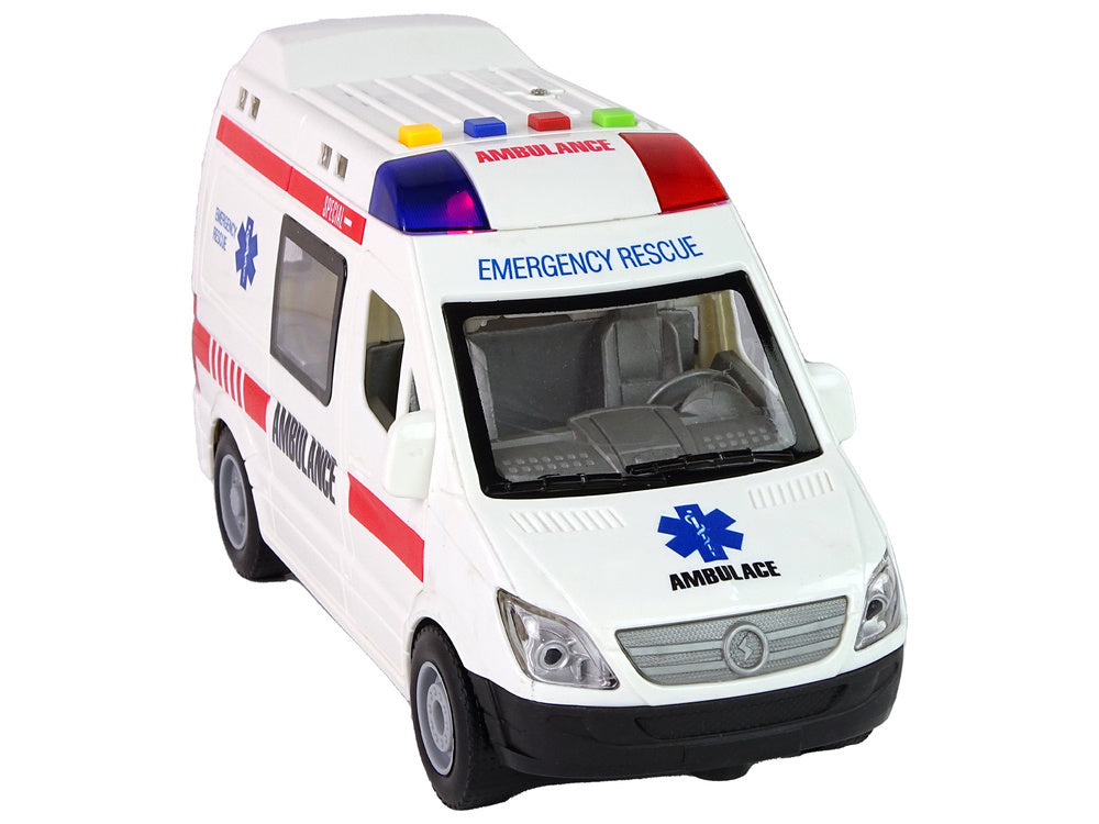 Sanitka se světly a zvuky třecí pohon otvírací dveře