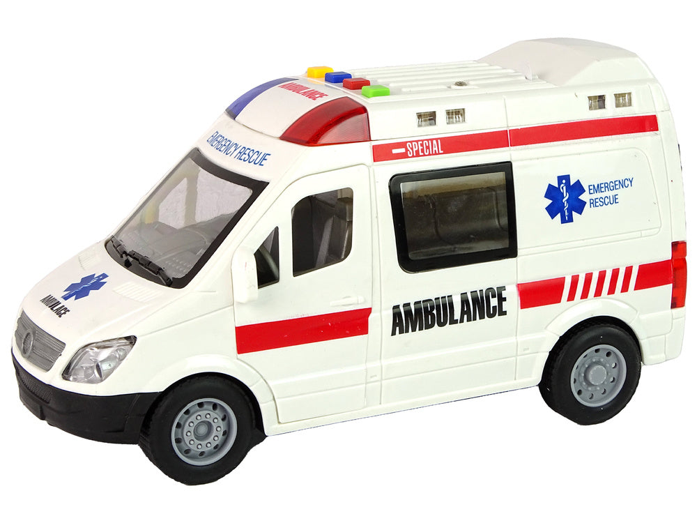 Sanitka se světly a zvuky třecí pohon otvírací dveře