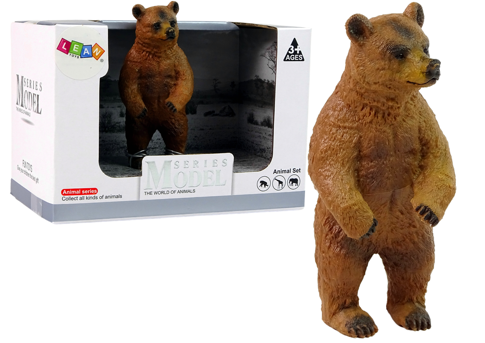 Sběratelská figurka medvěd hnědý – Zvířata světa