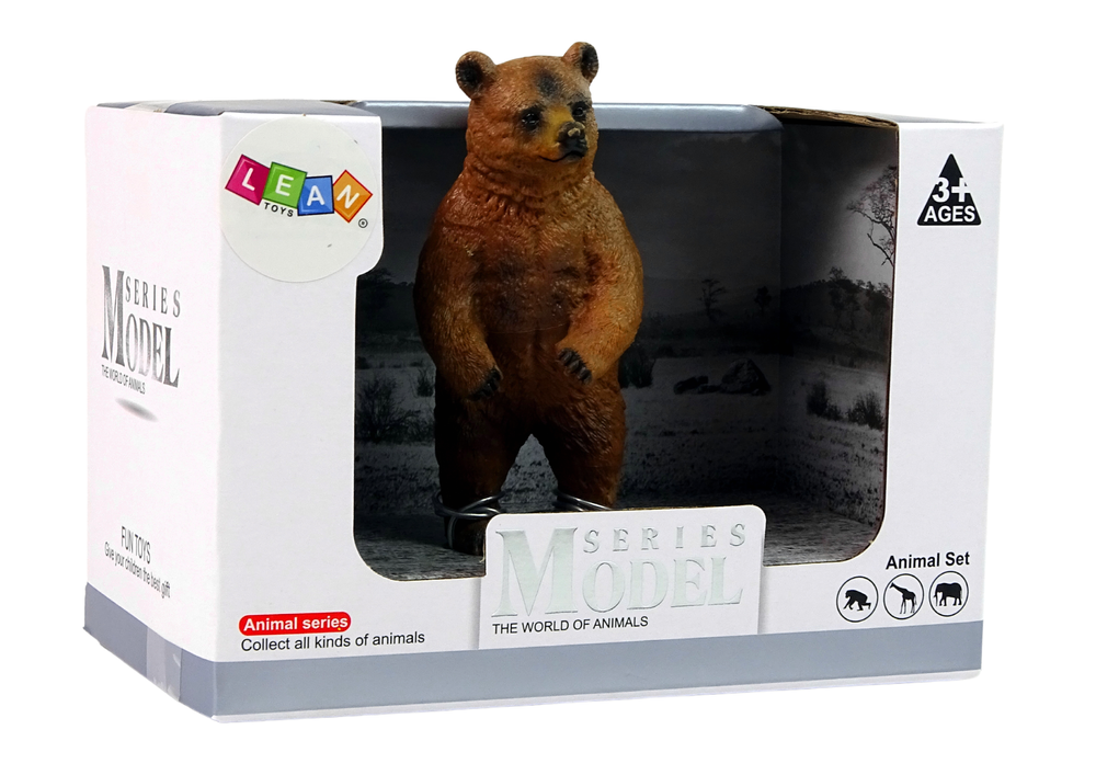 Sběratelská figurka medvěd hnědý – Zvířata světa
