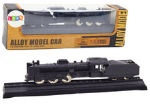 Sběratelský model lokomotivy 1:48 kovový vlak černý