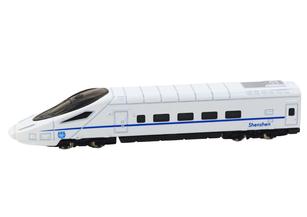 Sběratelský model vlaku kovový 1:48 wagon bílý