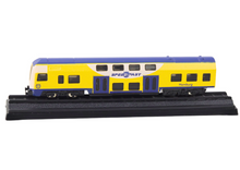 Sběratelský model vlaku kovový 1:48 žluto modrý
