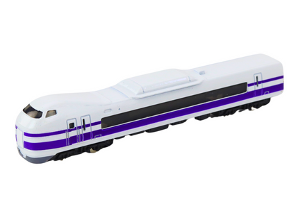 Sběratelský model vlaku vagón 1:48 kovový bílo fialový