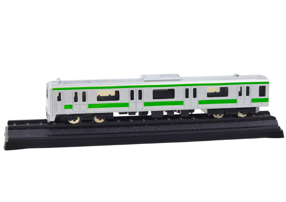Sběratelský model vlaku vagón 1:48 kovový stříbrný