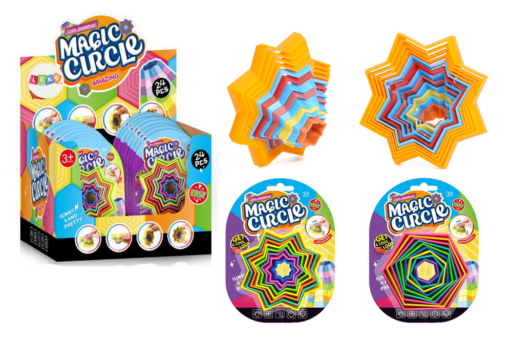 Sensorická antistresová hračka Magic Shapes pro děti od 3 let