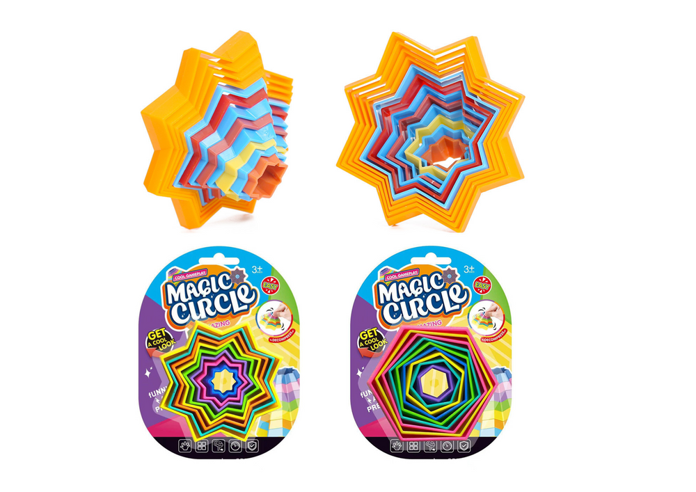Sensorická antistresová hračka Magic Shapes pro děti od 3 let