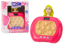 Sensorická hra Pop It s efekty světla a zvuku růžová