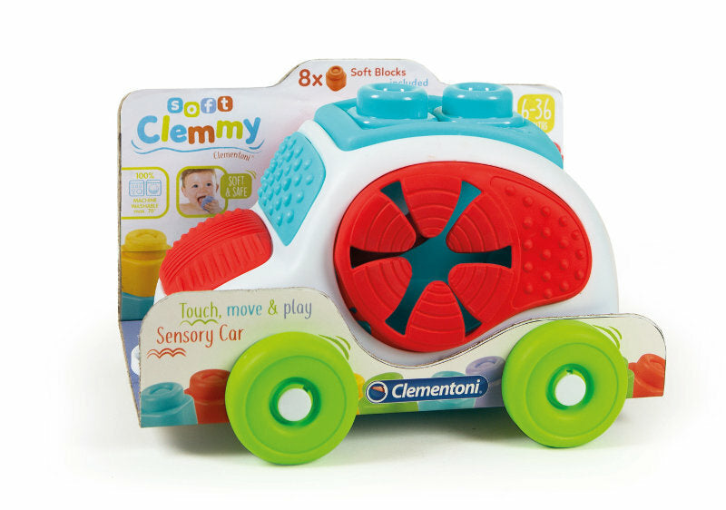 Sensorické auto s kostkami Clementoni 17315 – pro nejmenší