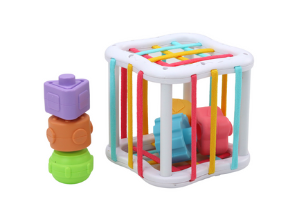 Sensorické hračky věž koala kostka – edukační set
