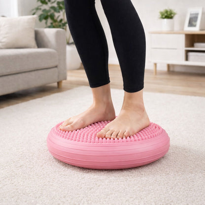 Senzomotorický balanční polštář ježek růžový 34 cm