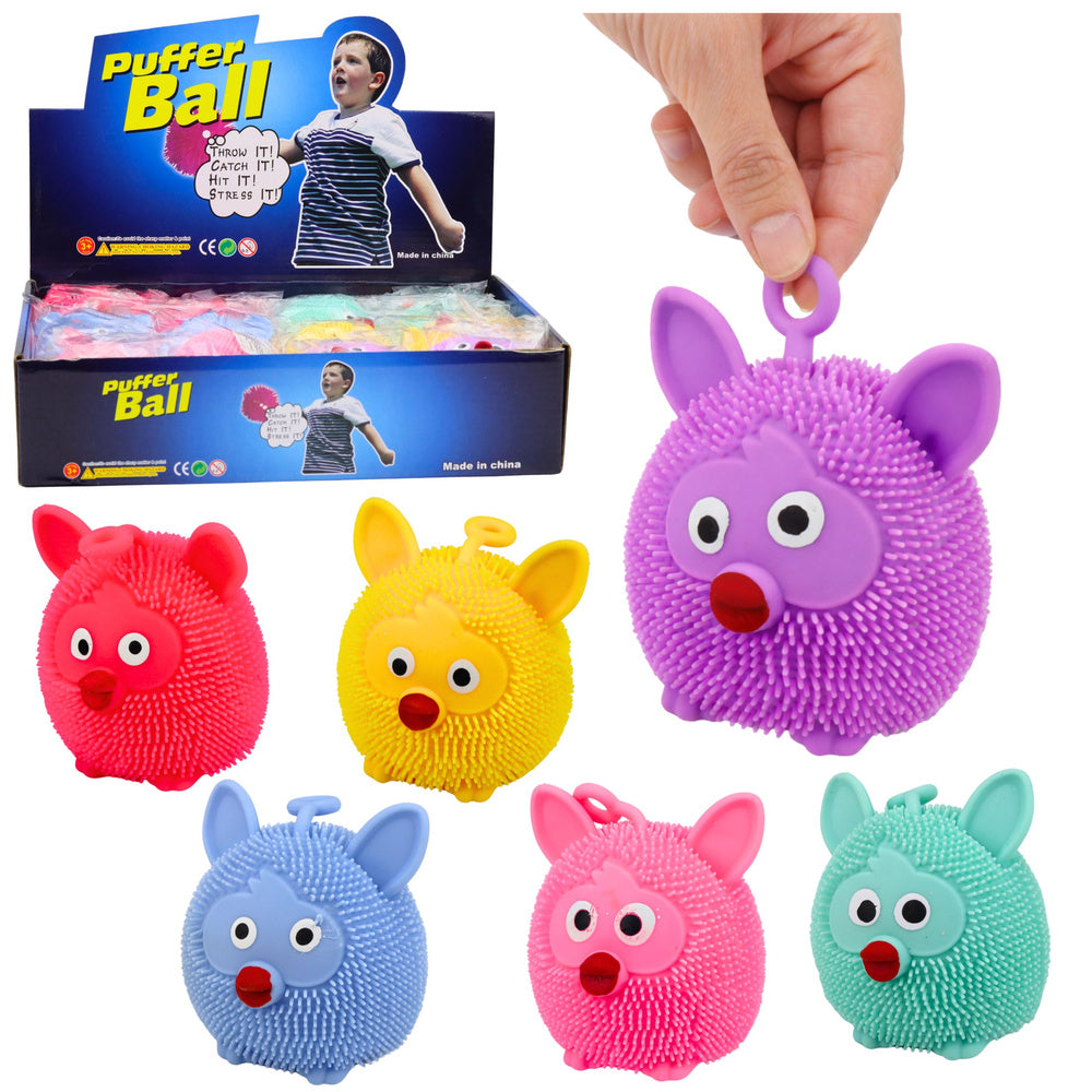 Senzorická antistresová hračka s LED světlem – zvířátko