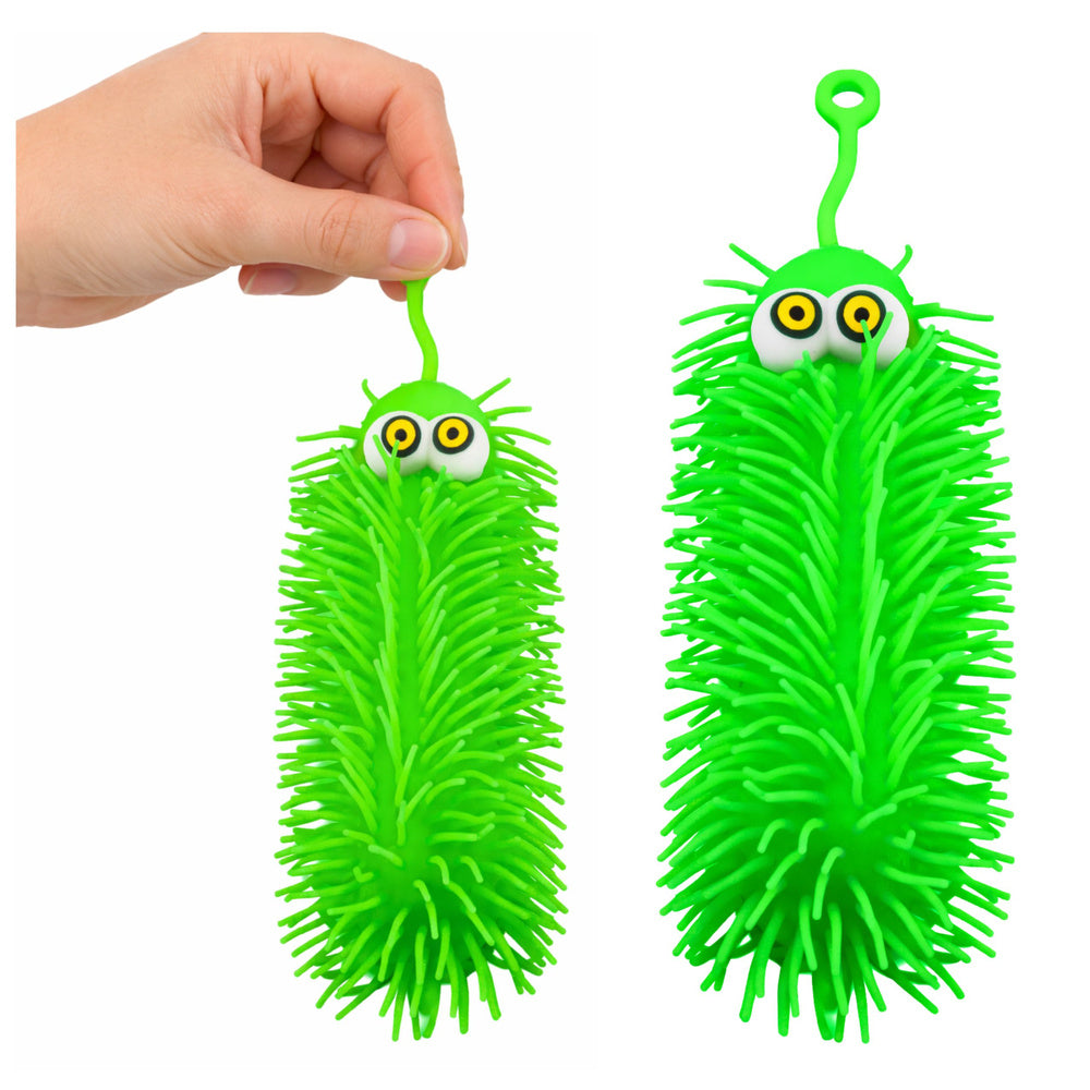 Senzorická antistresová hračka s třásněmi a LED světly