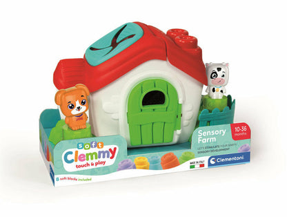 Senzorická farma s kostkami a zvířátky – Clementoni 17767