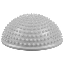 Senzorická polokoule pro masáž a cvičení rovnováhy – šedá, 16 cm