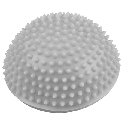 Senzorická polokoule pro masáž a cvičení rovnováhy – šedá, 16 cm