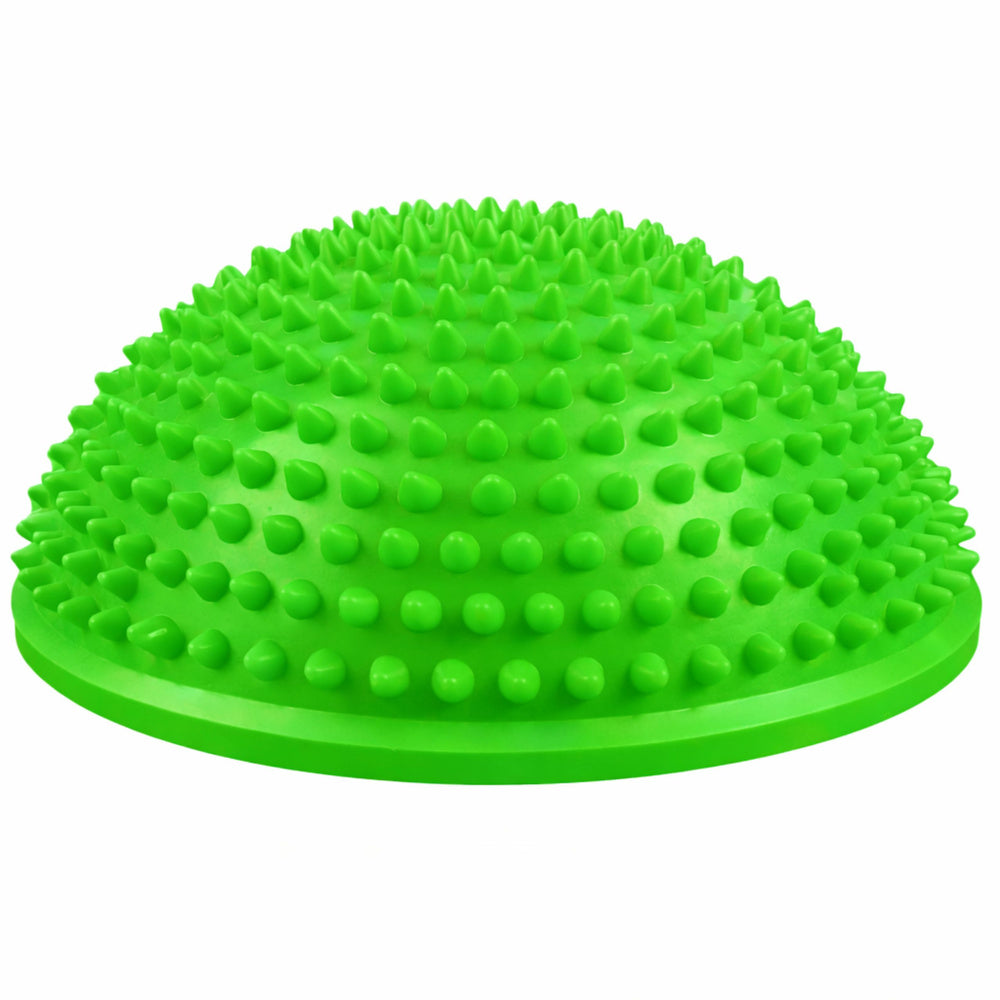 Senzorická polokoule pro masáž a rovnováhu 16 cm – zelená