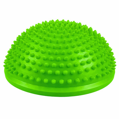 Senzorická polokoule pro masáž a rovnováhu 16 cm – zelená