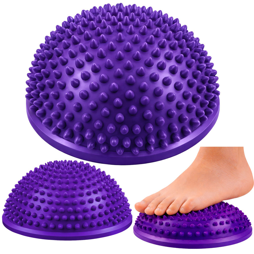 Senzorická polokuле pro masáže a rovnováhu, fialová, 16 cm