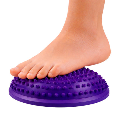Senzorická polokuле pro masáže a rovnováhu, fialová, 16 cm