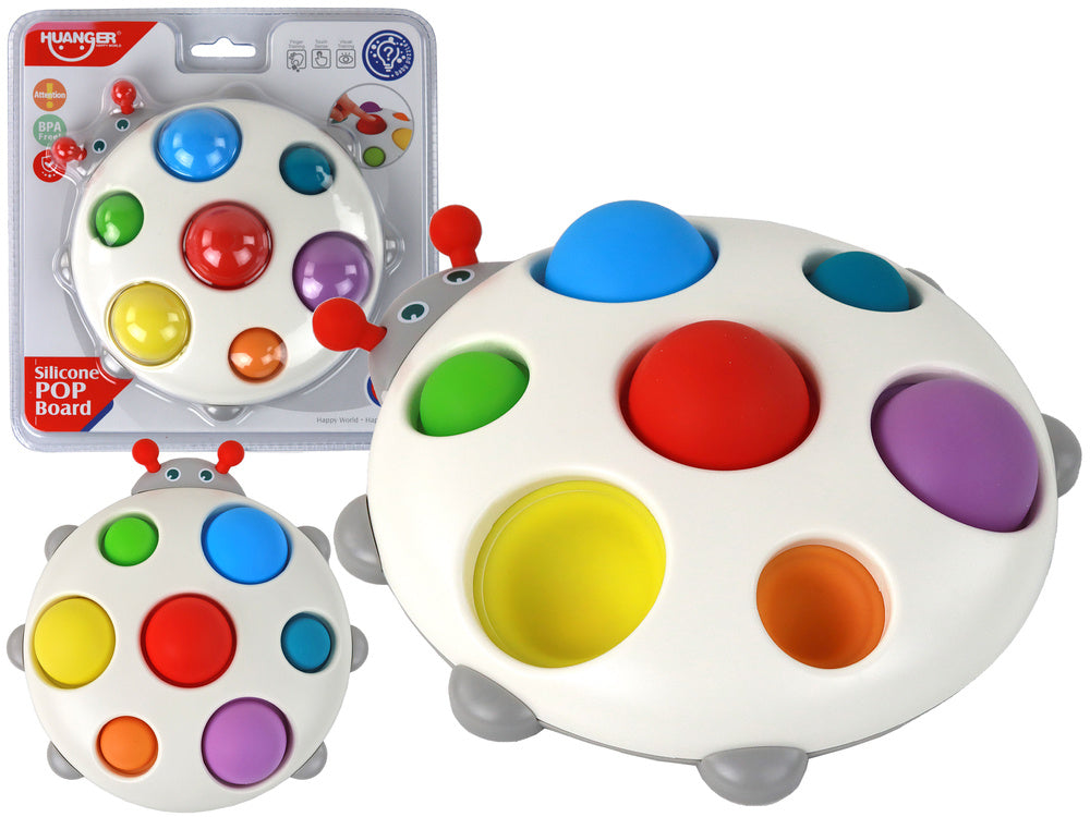 Silikonová senzorická tabulka beruška Pop It – edukační