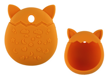 Silikonové pouzdro na Tamagotchi – tvar kočky oranžové