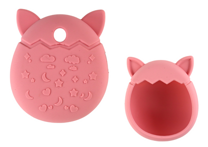Silikonové pouzdro na Tamagotchi – tvar kočky | pudrově růžové