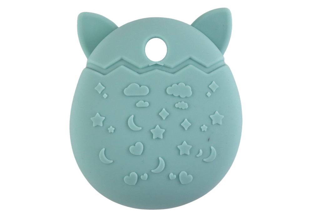 Silikonové pouzdro na Tamagotchi – tvar kočky | tyrkysové