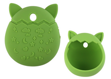Silikonové pouzdro na Tamagotchi – tvar kočky | zelené