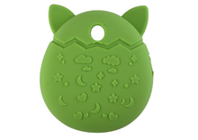 Silikonové pouzdro na Tamagotchi – tvar kočky | zelené