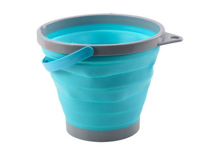 Silikonové skládací kbelíček na písek 27,5 cm 3 barvy