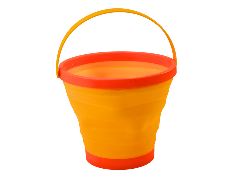 Silikonové skládací kbelíček na písek 27,5 cm 3 barvy