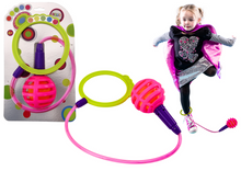 Skakanka na nohu s LED světly růžová – Skipper Hula Hop