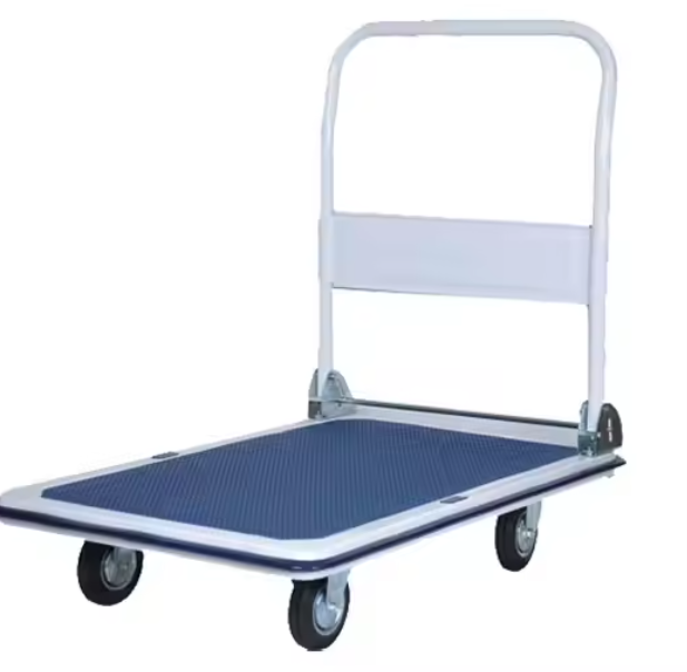 Skladací plošinový vozík do 300kg – s gumovými kolečky
