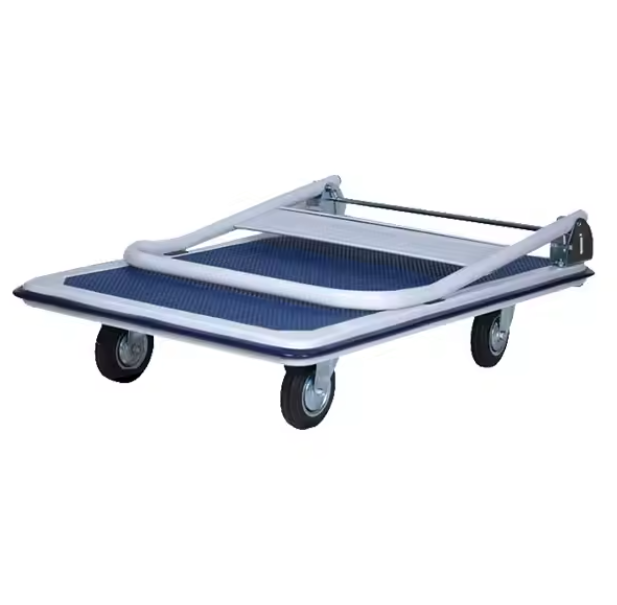 Skladací plošinový vozík do 300kg – s gumovými kolečky